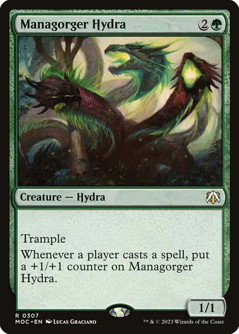 Magic the Gathering Card - Managorger Hydra - MTG Circle