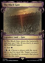Magic the Gathering Card - The Black Gate - MTG Circle