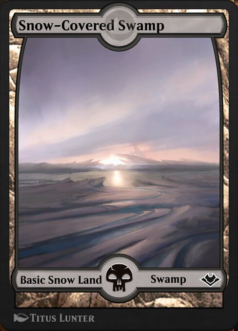 Magic the Gathering Card - Snow-Covered Swamp - MTG Circle