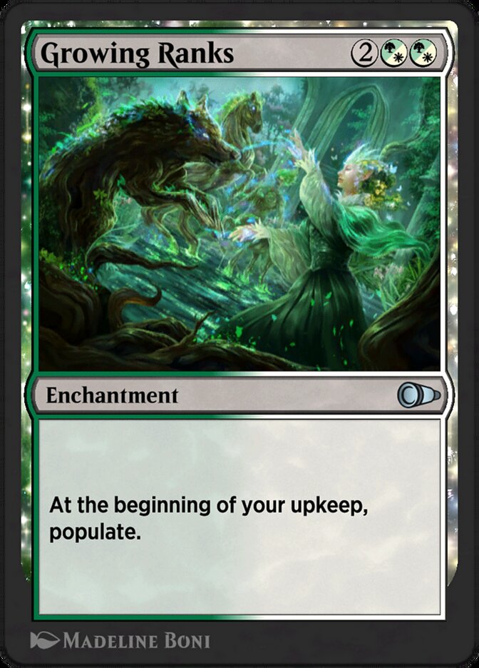Magic the Gathering Card - Growing Ranks - MTG Circle