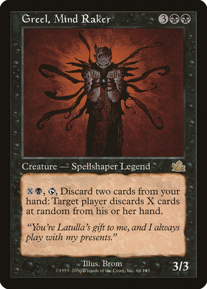 Magic the Gathering Card - Greel, Mind Raker - MTG Circle
