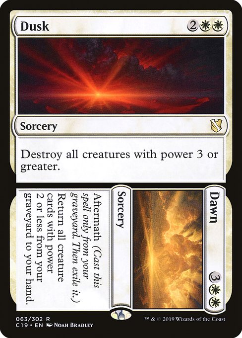 Magic the Gathering Card - Dusk // Dawn - MTG Circle