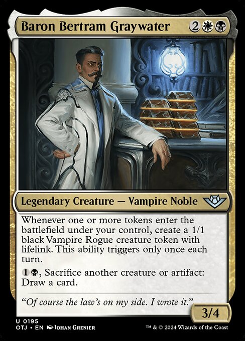 Magic the Gathering Card - Baron Bertram Graywater - MTG Circle