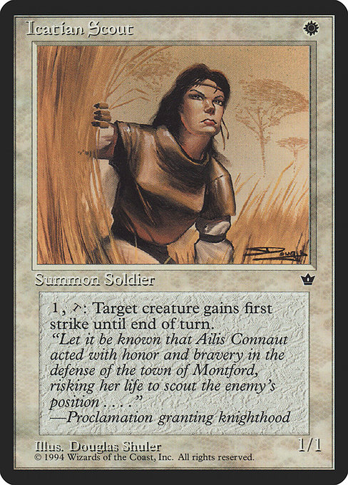 Magic the Gathering Card - Icatian Scout - MTG Circle