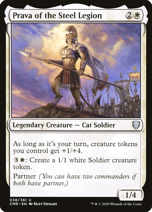 Magic the Gathering Card - Prava of the Steel Legion - MTG Circle