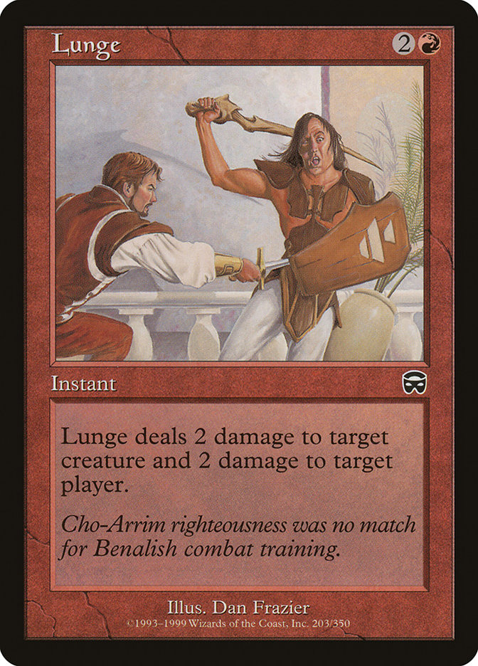 Magic the Gathering Card - Lunge - MTG Circle