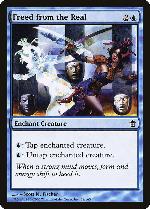 Magic the Gathering Card - Freed from the Real - MTG Circle