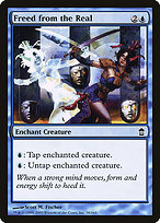 Magic the Gathering Card - Freed from the Real - MTG Circle