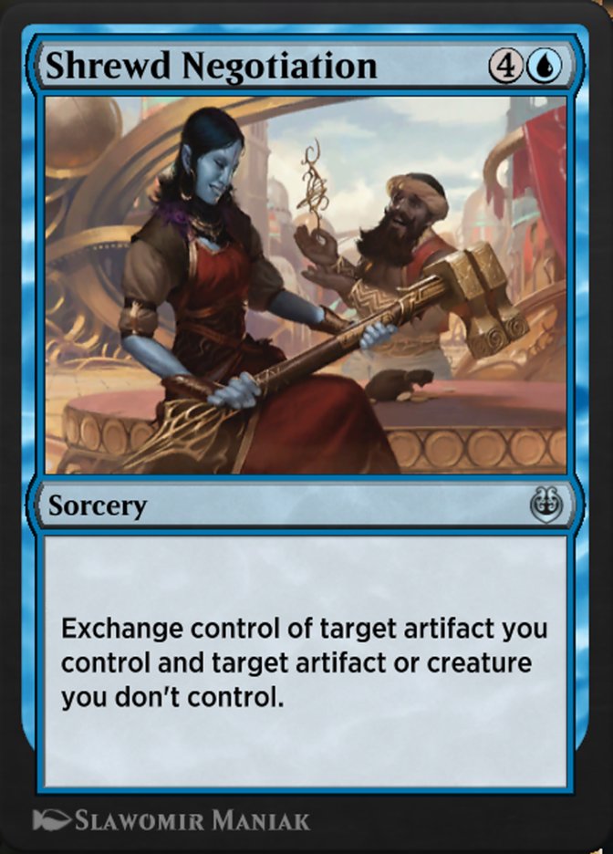 Magic the Gathering Card - Shrewd Negotiation - MTG Circle