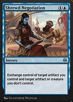 Magic the Gathering Card - Shrewd Negotiation - MTG Circle