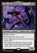 Magic the Gathering Card - Junji, the Midnight Sky - MTG Circle