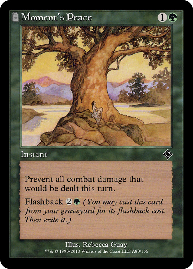 Magic the Gathering Card - Moment's Peace - MTG Circle