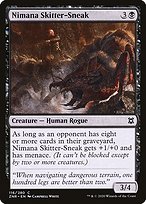 Magic the Gathering Card - Nimana Skitter-Sneak - MTG Circle