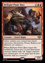 Magic the Gathering Card - Hellspur Posse Boss - MTG Circle