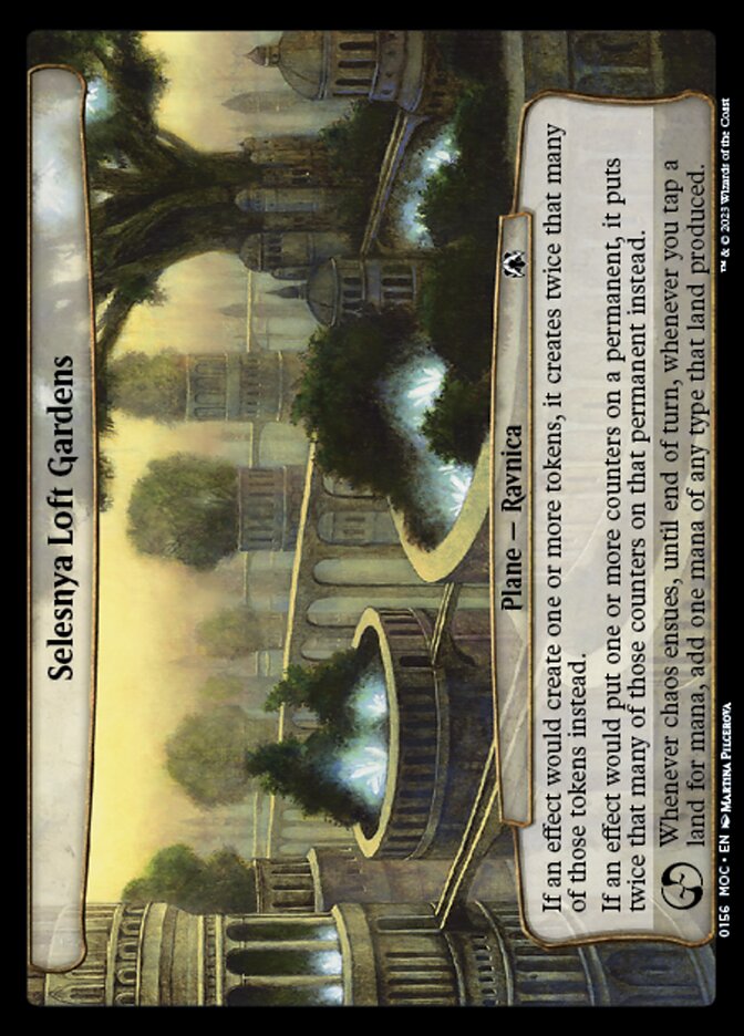 Magic the Gathering Card - Selesnya Loft Gardens - MTG Circle