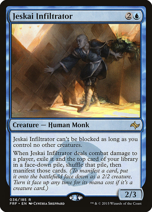 Magic the Gathering Card - Jeskai Infiltrator - MTG Circle