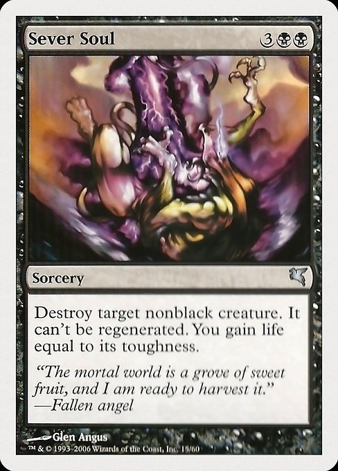 Magic the Gathering Card - Sever Soul - MTG Circle
