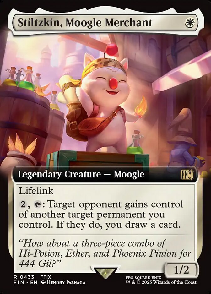 Magic the Gathering Card - Stiltzkin, Moogle Merchant - MTG Circle