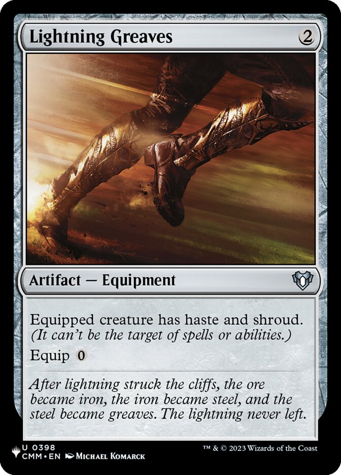 Magic the Gathering Card - Lightning Greaves - MTG Circle