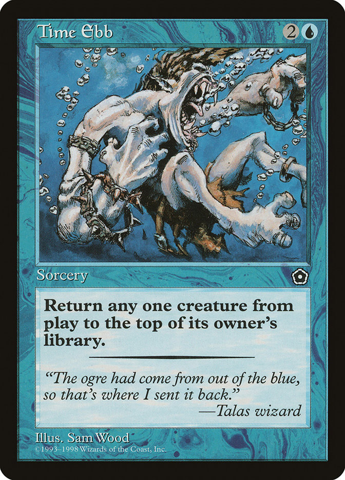 Magic the Gathering Card - Time Ebb - MTG Circle