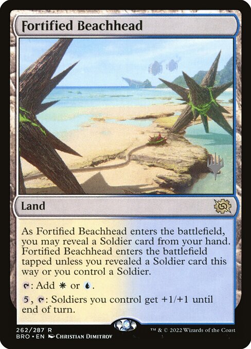 Magic the Gathering Card - Fortified Beachhead - MTG Circle