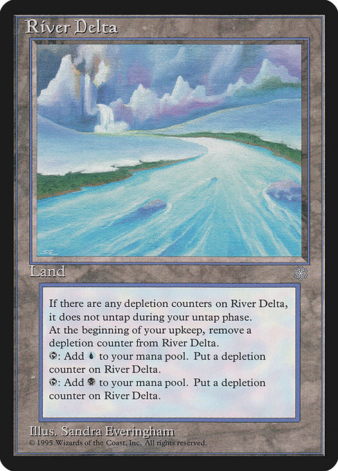 Magic the Gathering Card - River Delta - MTG Circle