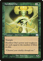 Magic the Gathering Card - Heedless One - MTG Circle