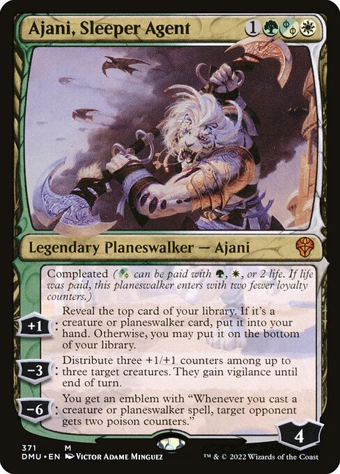 Magic the Gathering Card - Ajani, Sleeper Agent - MTG Circle
