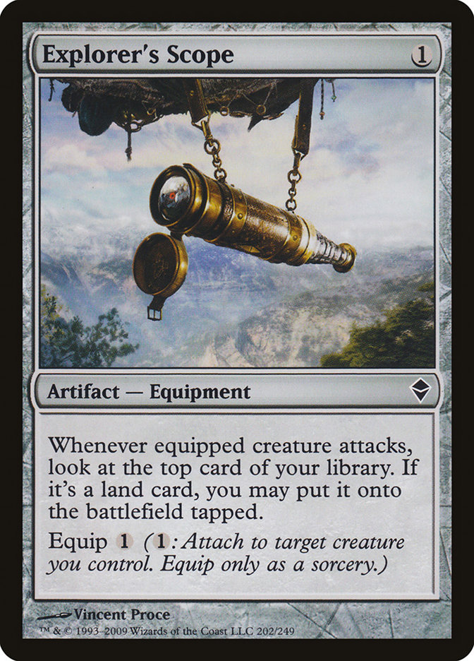 Magic the Gathering Card - Explorer's Scope - MTG Circle