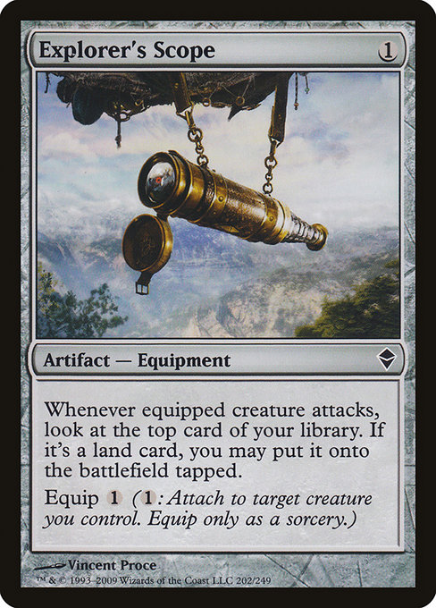 Magic the Gathering Card - Explorer's Scope - MTG Circle