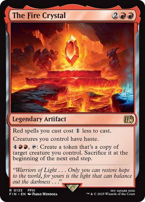 Magic the Gathering Card - The Fire Crystal - MTG Circle