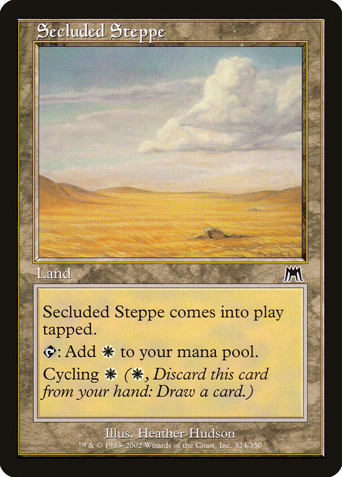 Magic the Gathering Card - Secluded Steppe - MTG Circle