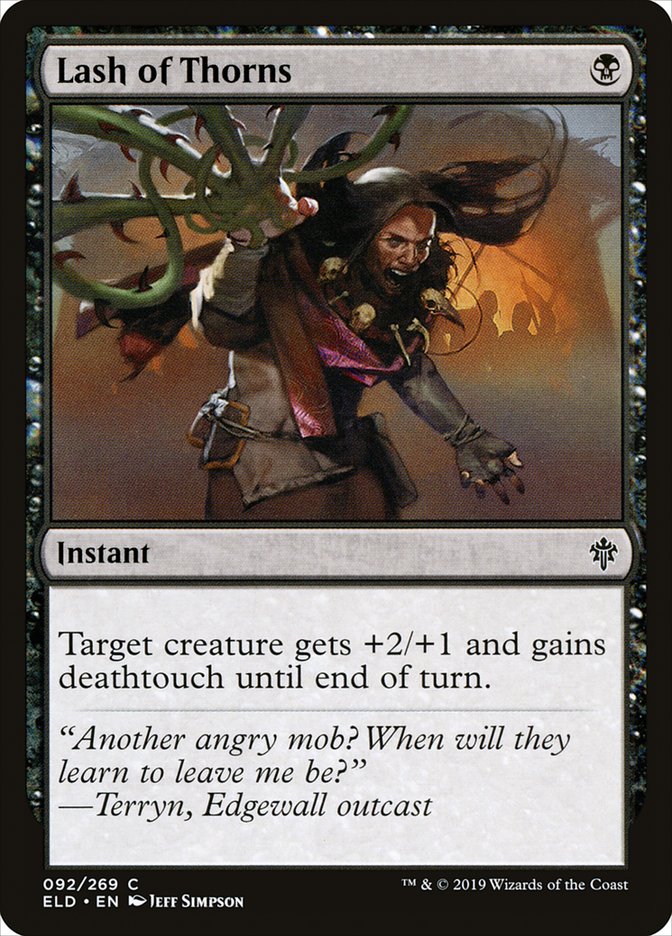 Magic the Gathering Card - Lash of Thorns - MTG Circle