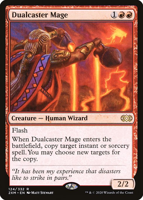Magic the Gathering Card - Dualcaster Mage - MTG Circle