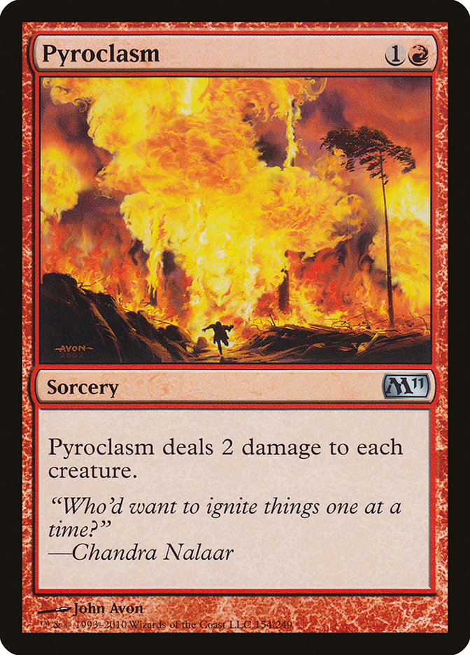 Magic the Gathering Card - Pyroclasm - MTG Circle