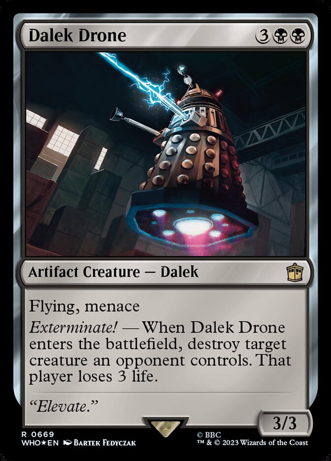 Magic the Gathering Card - Dalek Drone - MTG Circle