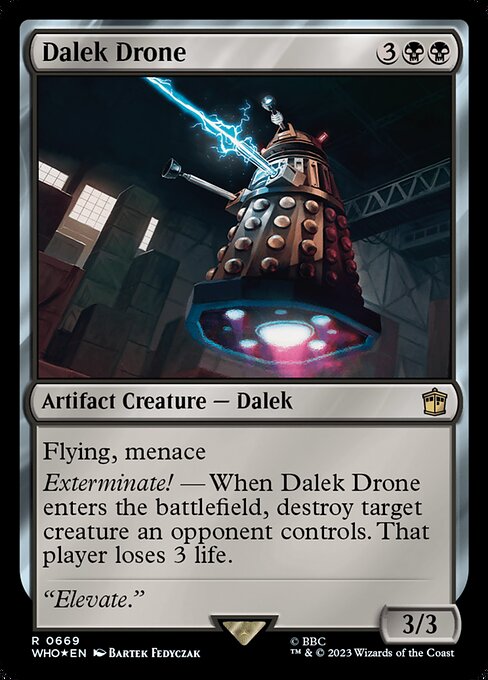 Magic the Gathering Card - Dalek Drone - MTG Circle