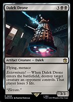Magic the Gathering Card - Dalek Drone - MTG Circle