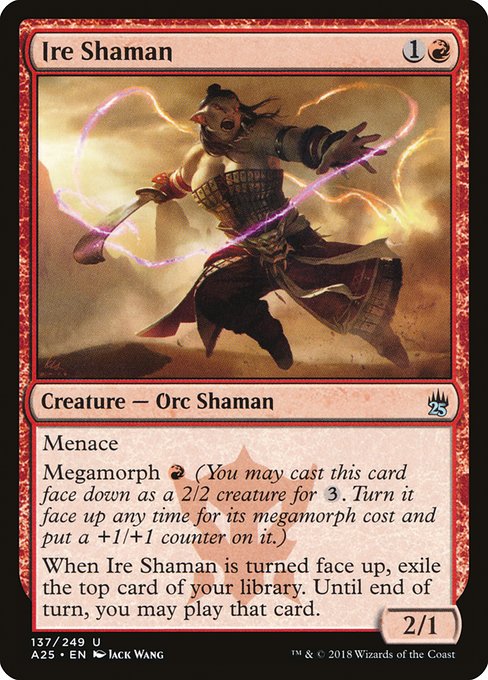 Magic the Gathering Card - Ire Shaman - MTG Circle