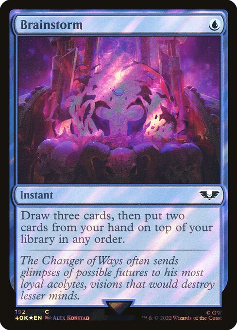 Magic the Gathering Card - Brainstorm - MTG Circle