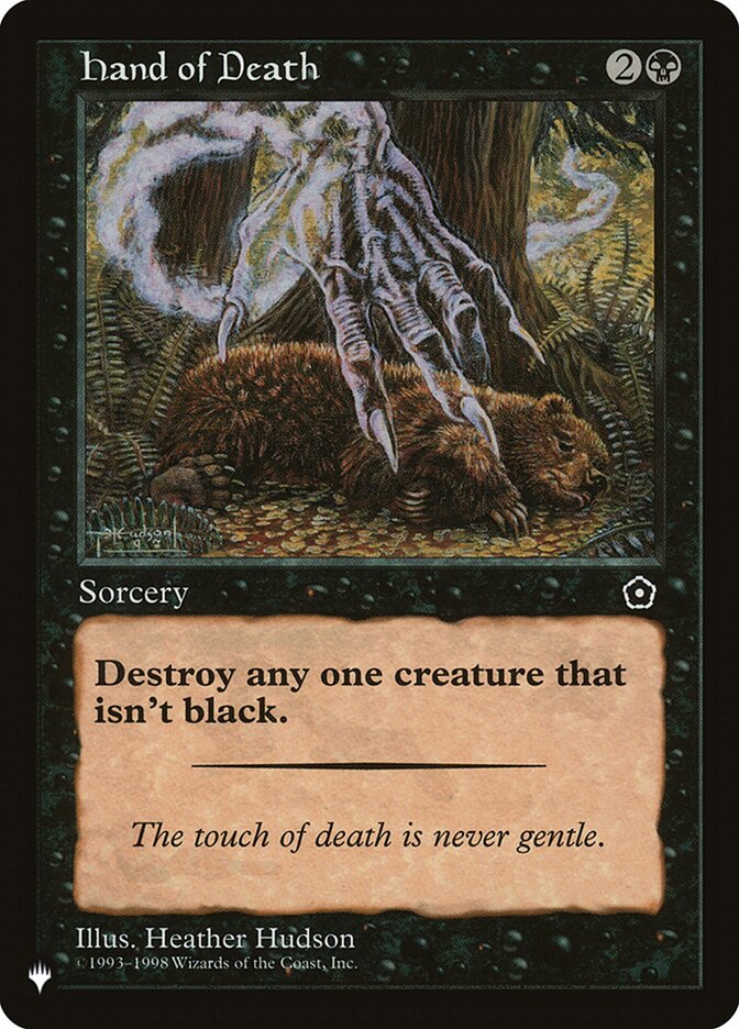 Magic the Gathering Card - Hand of Death - MTG Circle