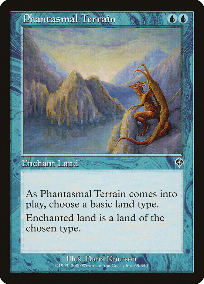 Magic the Gathering Card - Phantasmal Terrain - MTG Circle
