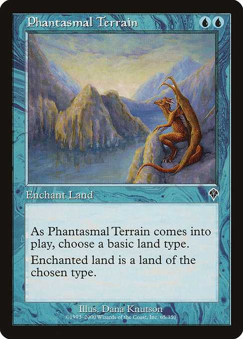 Magic the Gathering Card - Phantasmal Terrain - MTG Circle