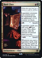 Magic the Gathering Card - Bard Class - MTG Circle