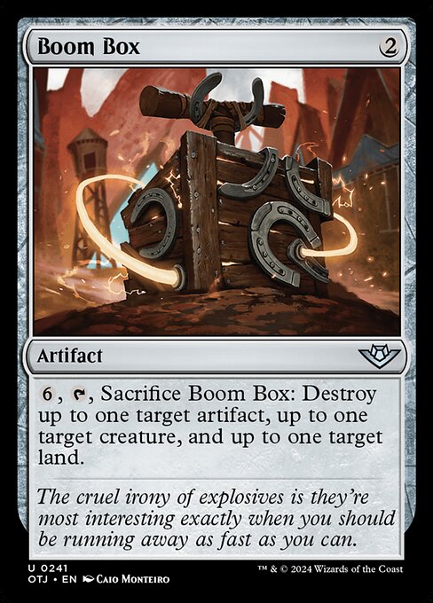 Magic the Gathering Card - Boom Box - MTG Circle