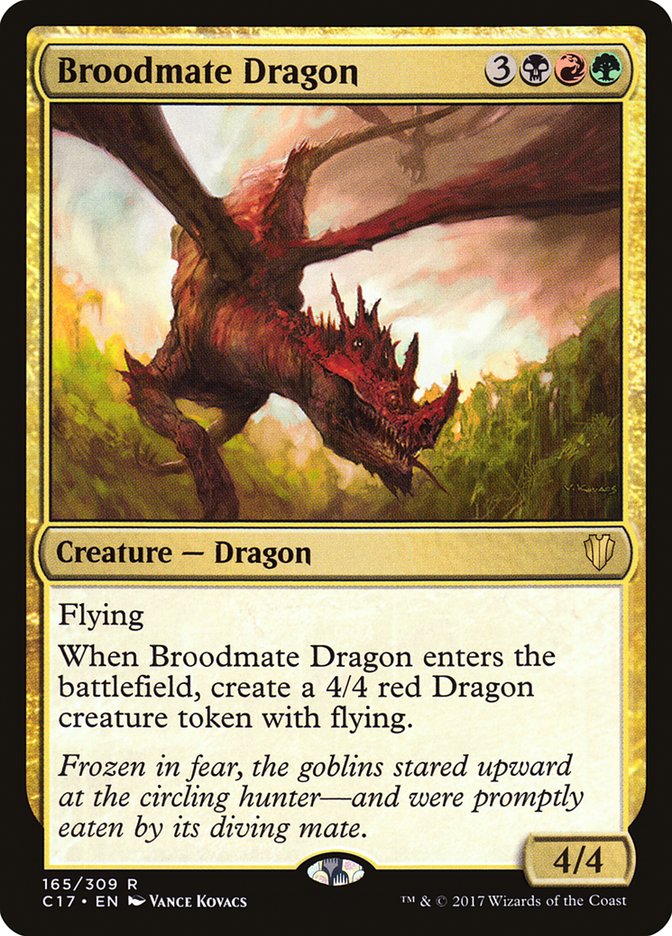Magic the Gathering Card - Broodmate Dragon - MTG Circle