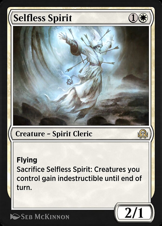 Magic the Gathering Card - Selfless Spirit - MTG Circle