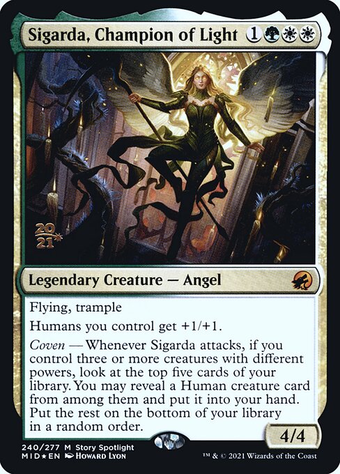 Magic the Gathering Card - Sigarda, Champion of Light - MTG Circle