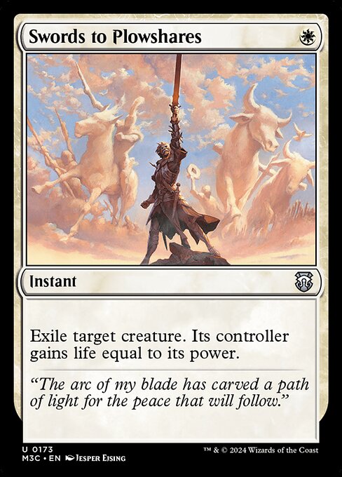 Magic the Gathering Card - Swords to Plowshares - MTG Circle