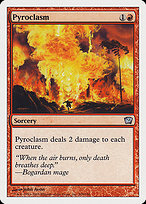 Magic the Gathering Card - Pyroclasm - MTG Circle